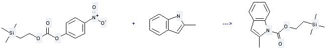 Carbonic acid,4-nitrophenyl 2-(trimethylsilyl)ethyl ester is used to produce 2-Methyl-1-[2-(trimethylsilyl)ethoxycarbonyl]indole